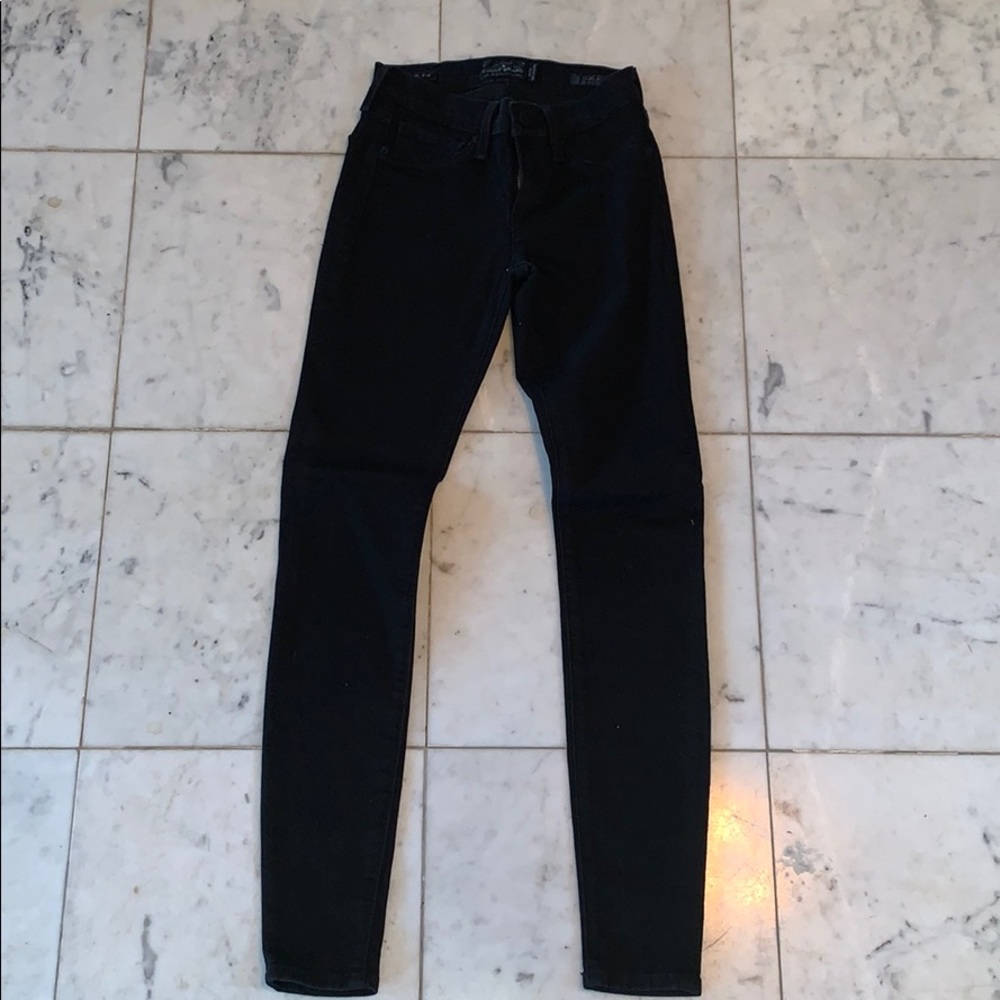 Lucky Brand black skinny jeans size 00/24